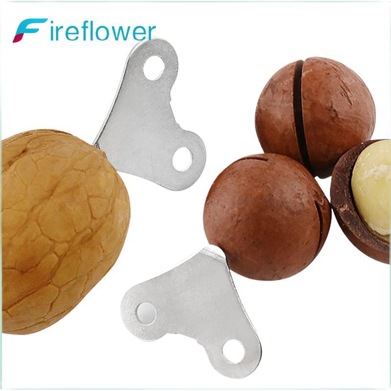 Fireflower 10/20PCS Macadamia Nut/Walnut/Almond/Pecan ปฏิบัติ Nut Shell Opener สําหรับใช้ในครัวเรือน