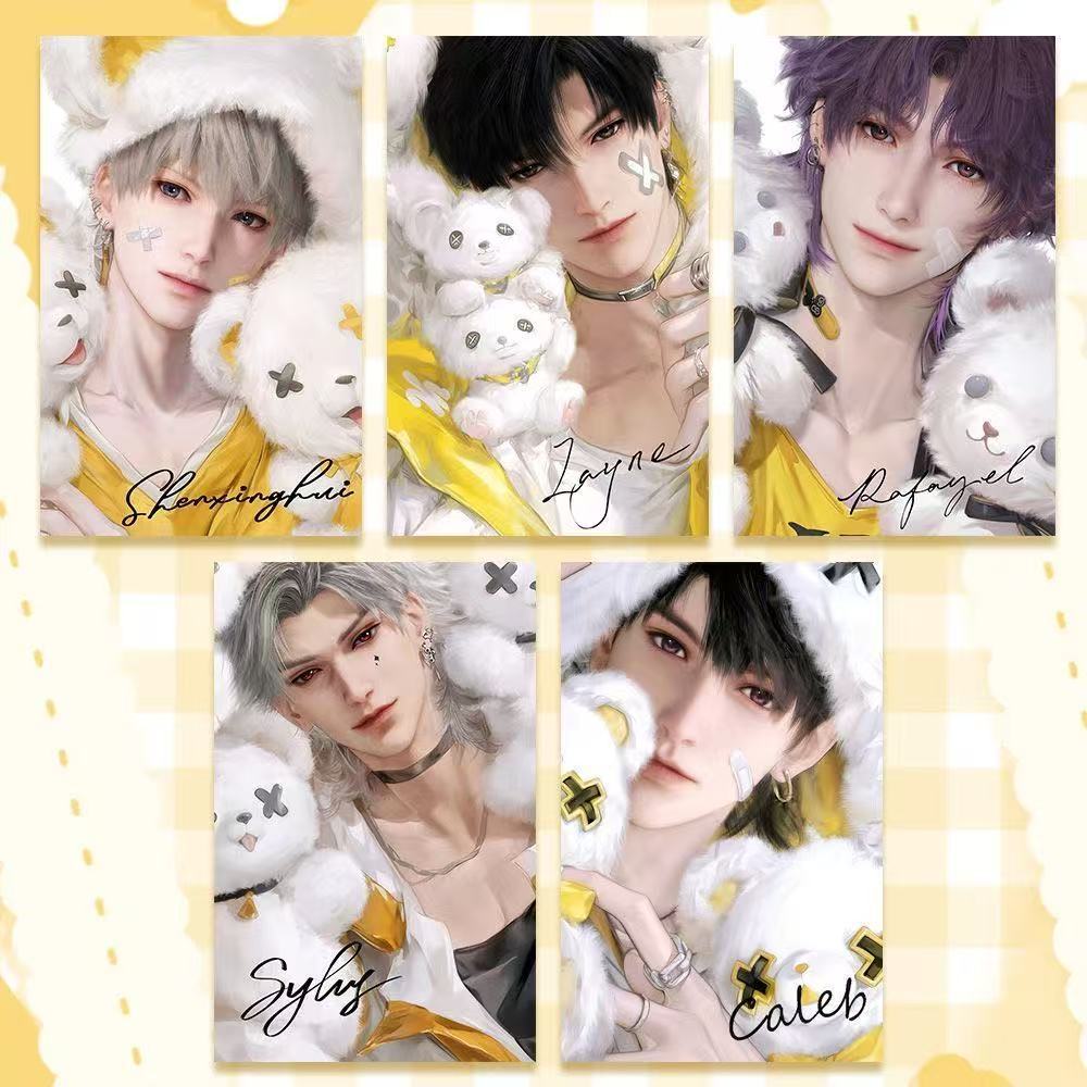 Good Things Recommendation Love and Deep Space Plush Bear Game Merchanting Photocard Qin Che Summer 