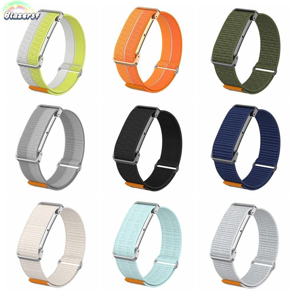 BLAZERSFR สายรัดติดตามฟิตเนส,Breathable Quick Release Sport Bands,คุณภาพสูงไนลอนปรับสายรัดข้อมือสําหรับGoogle Fitbit Airสําหรับผู้ชายผู้หญิง