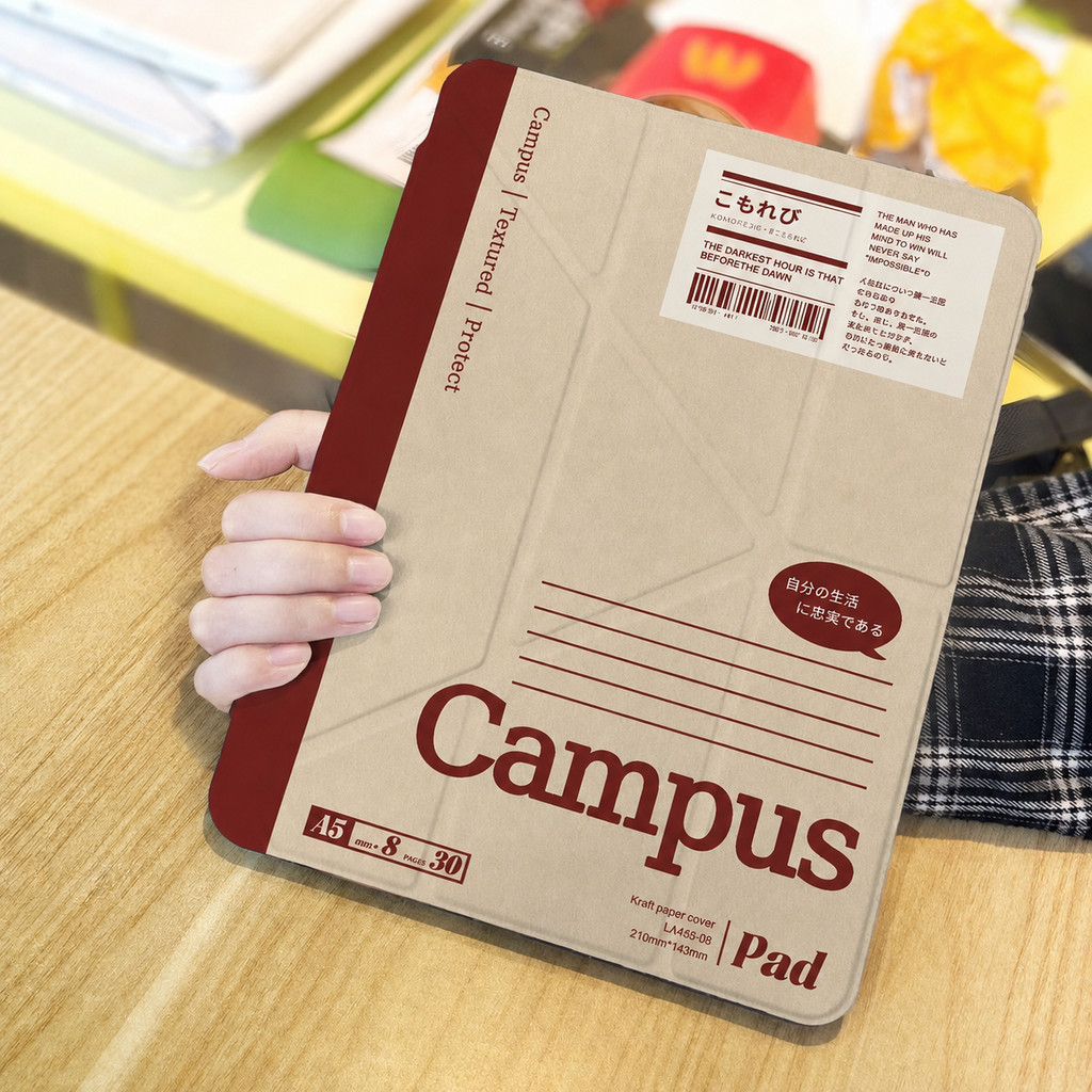 เคส iPad ลายการ์ตูนรุ่นล่าสุดนี้ทำจากอะคริลิก และใช้งานได้กับ iPad Gen11/10, Gen9/8/7, Air11, Air8