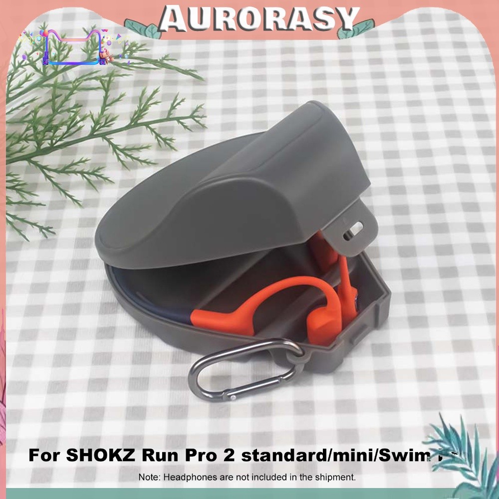 กล่องเก็บหูฟังพลาสติกแข็งสําหรับ SHOKZ Run Pro 2 มาตรฐาน/Mini/Swim Pro Bone Conduction หูฟังแบบพกพาก