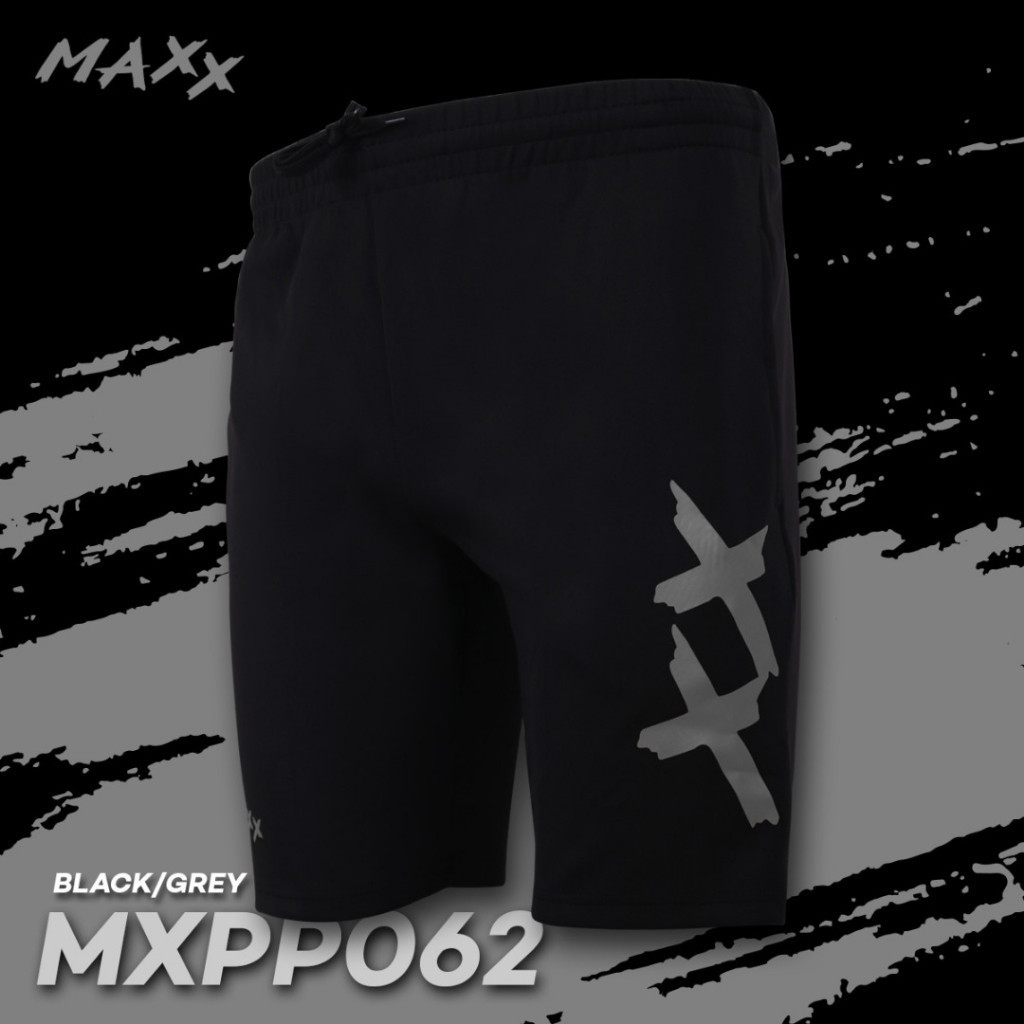 Maxx กางเกงแบดมินตันสั้น Quick-D ลําลอง 3D พิมพ์ก้นกีฬา MXPP062