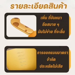 ช้อนตักอาหารสัตว์เลี้ยง ช้อนตักอาหารแมว สกู๊ปตักอาหารสุนัข มีคลิปหนีบ มีสเกลชัด พกพาได้