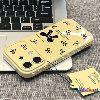รองรับ OPPO A3x A58 A38 A17 A60 A16s A57 A15 A16K A74 A5i A53 Reno15 14F 15Fเคสโทรศัพท์ลายโบว์หวาน มีลายหัวใจข้างกันลื่น