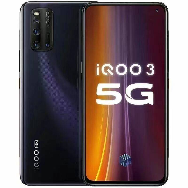 IQOO 3 Qualcomm Snapdragon 865 โทรศัพท์เกม Android ทํางานเครื่องสํารอง Ultra-Thin iQOO โทรศัพท์มือถื