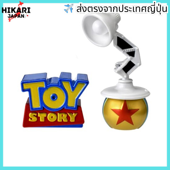 จากประเทศญี่ปุ่น✈ Takara Tomy Toy Story 5 Die-Cast Collection: Pixar Lamp & Toy Story Logo, Metallic