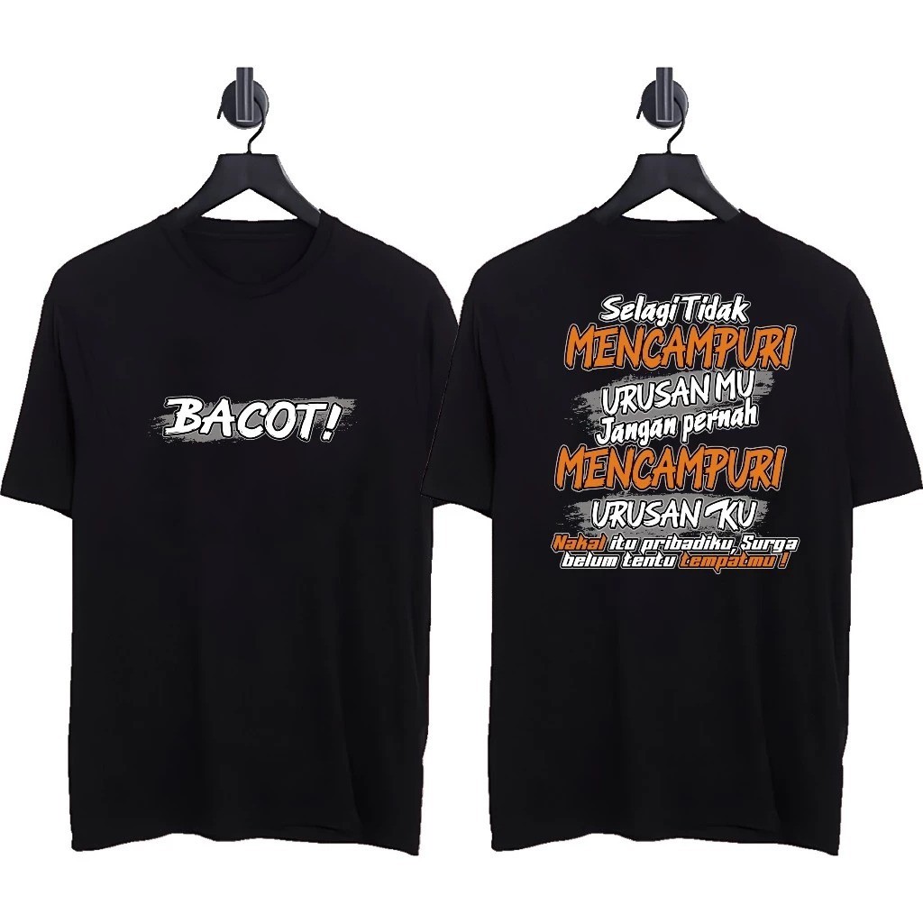 Distro เสื้อยืด B4C0T เสื้อยืด ARE YOU DONT MIX YOU WILL NEVER MIXING ME / ผู้ชายผู้หญิง