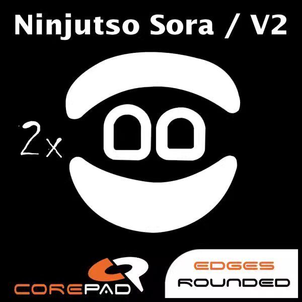 Nuclear Pie Corepad สติกเกอร์เท้าเมาส์ sora V2 4K Teflon Smooth FPS กิจกรรมสติกเกอร์เท้า Foot Pad