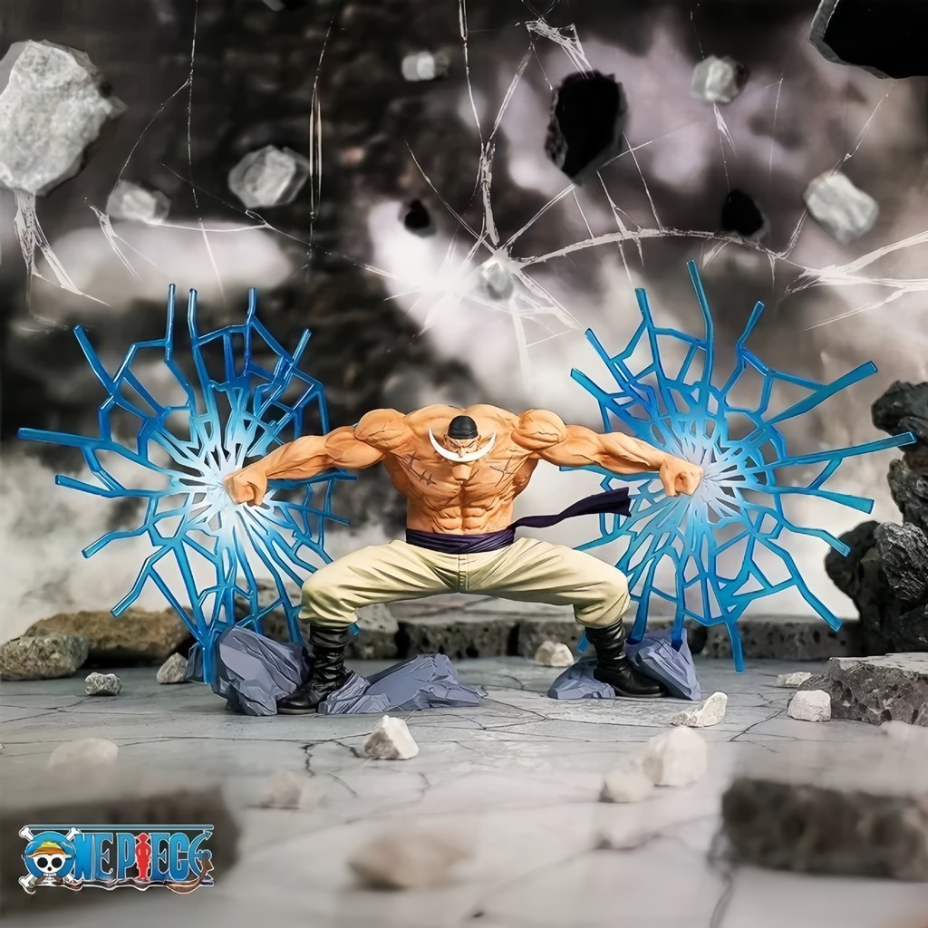 [สินค้าพร้อมสต็อก จัดส่งในวันเดียวกัน] ฟิกเกอร์วันพีซ DXF Whitebeard Edward One Piece ฟิกเกอร์อนิเมะโมเดลตกแต่งทิวทัศน์