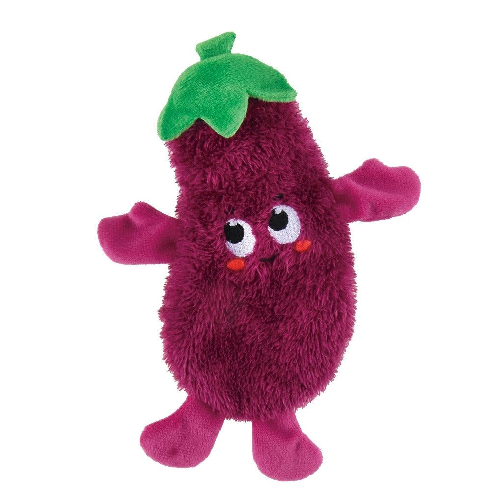 Gigwi Suppa Puppa Eggplant Squeaky ของเล่นสัตว์เลี้ยง