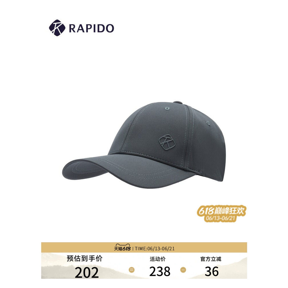 RAPIDO RAPIDO หมวกเบสบอลสุภาพสตรีกีฬาสันทนาการทุกวัน