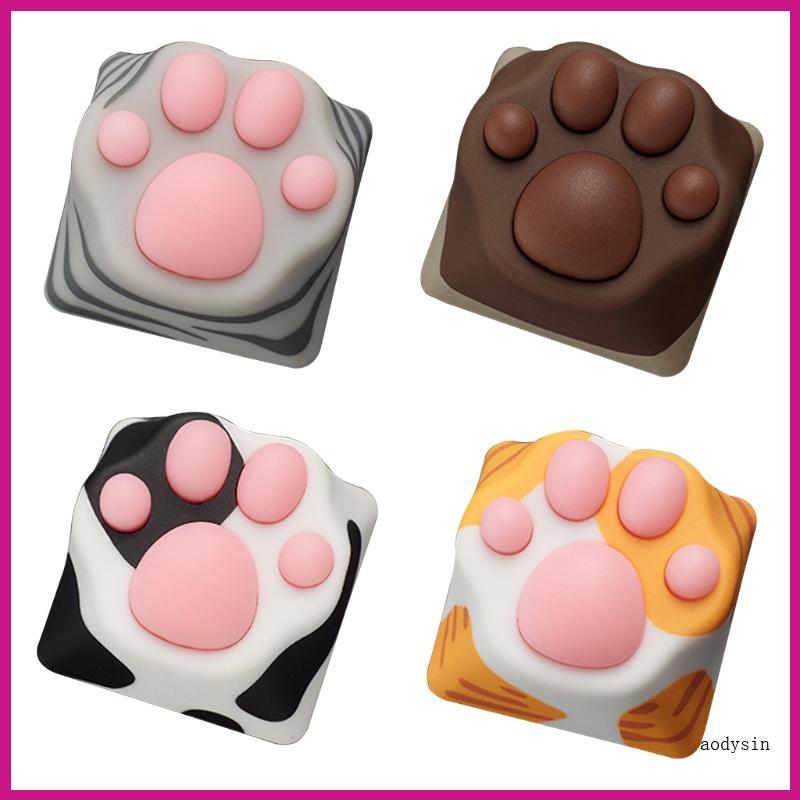 (ส่วนลดสูง)aodysin.th Mechanical Keyboard Kitty Keycap Keyboard Replacement Parts