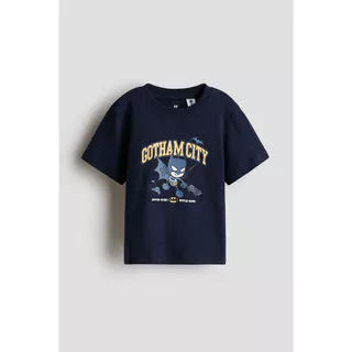 H&M(เอชแอนด์เอ็ม) เสื้อยืดผ้าฝ้ายลายพิมพ์ เด็กชาย 1350437_1