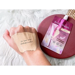 รองพื้นซองรุ่นใหม่ CUTE PRESS 1-2 Beautiful Airy Matte,Evory Snow Foundation ขนาด 5 กรัม