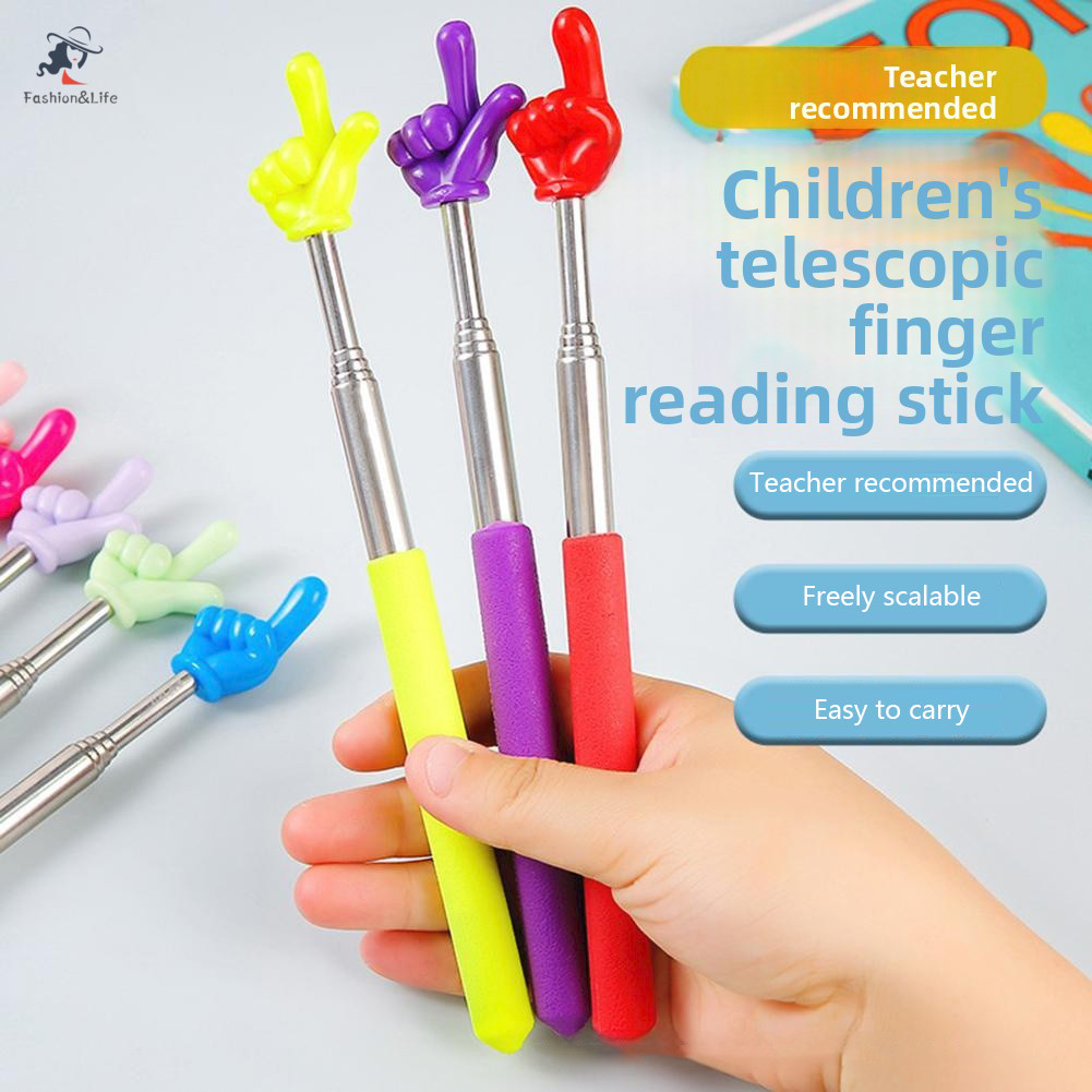 Professional Presentation Pointer Stick น้ําหนักเบาปรับ Pointer Stick ต้องมีเครื่องมือห้องเรียน