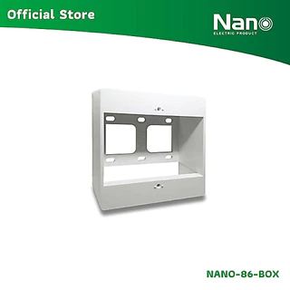 NANO กล่องลอยขอบเหลี่ยมจตุรัส ขนาด 86 x 86 มิล (1 ชิ้น) รุ่น Classis series NANO-86-BOX