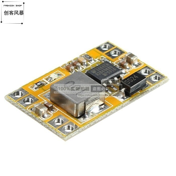 DC-DC สนับสนุน 9 V/12 V/19 V คงที่เอาต์พุต 5 V/3.3 V Step-down โมดูล 3A Step-down โมดูลสีเหลือง Boar
