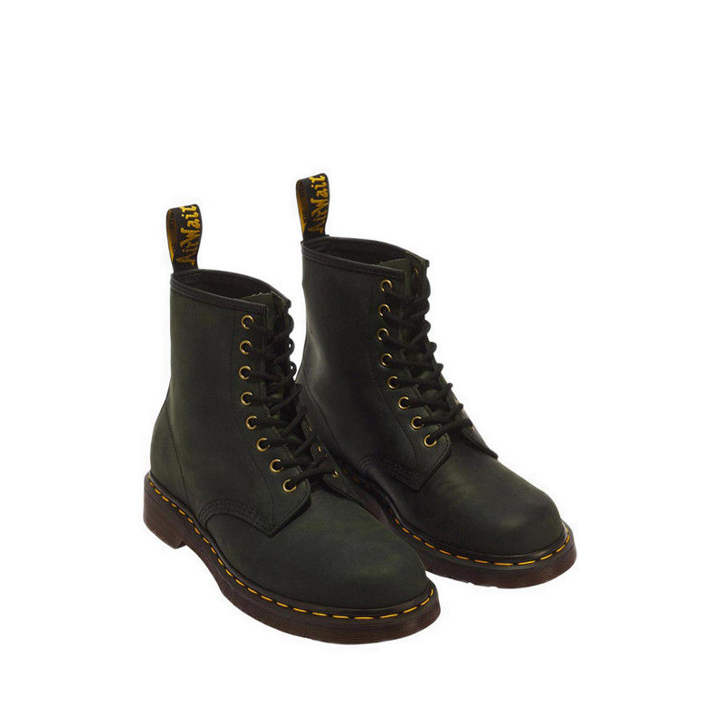 Dr. Martens بوت 1460 بثمانية ثقوب — أخضر — صورة 2