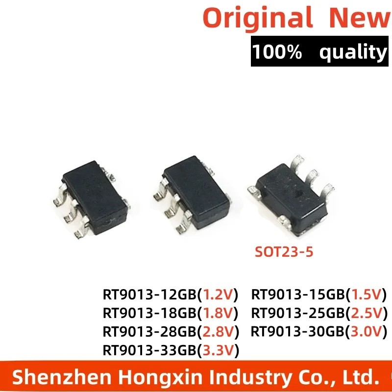 5PCS RT9013-12GB RT9013-18GB RT9013-15GB RT9013-25GB RT9013-30GB RT9013-28GB RT9013-33GB SOT23-5 LDO