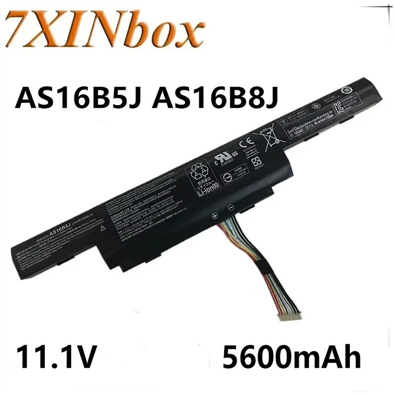 AS16B5J AS16B8J 10.95V 61.3Wh 5600mAh แบตเตอรี่แล็ปท็อปสําหรับ Acer Aspire F15 F5-573G E15 E5-575G 3