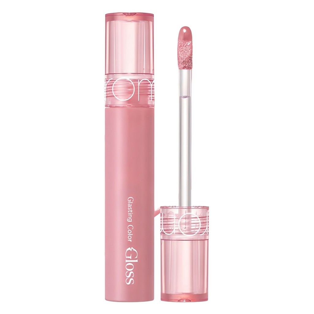 [rom&nd] Glasting Color Lip Tint, 01 Peony Ballet, 1 ชิ้น / ลิปทินท์เกาหลี / สีติดทนนาน / เลือกผู้ขา