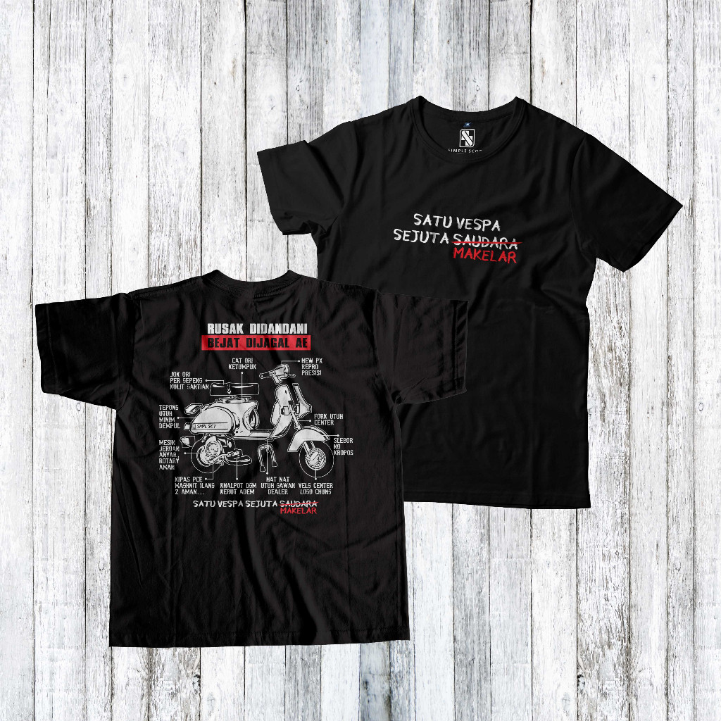 เสื้อยืด Vespa / เสื้อยืด One Vespa a Million Realtors 2