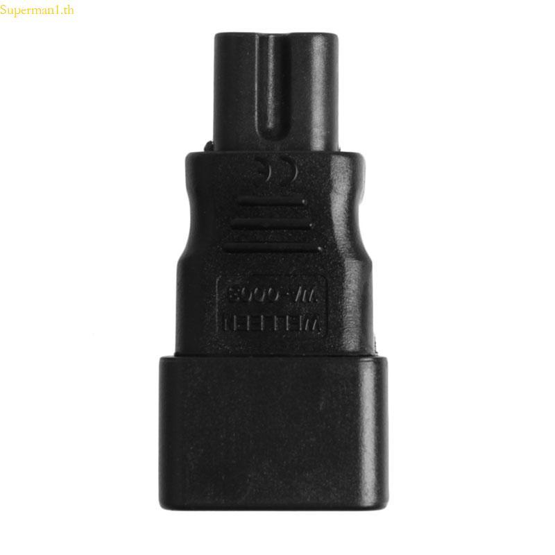 ที่ดีที่สุด IEC320 C14 ถึง C7 PDU UPS Plug Female Power Adapter Plug Converter Changer
