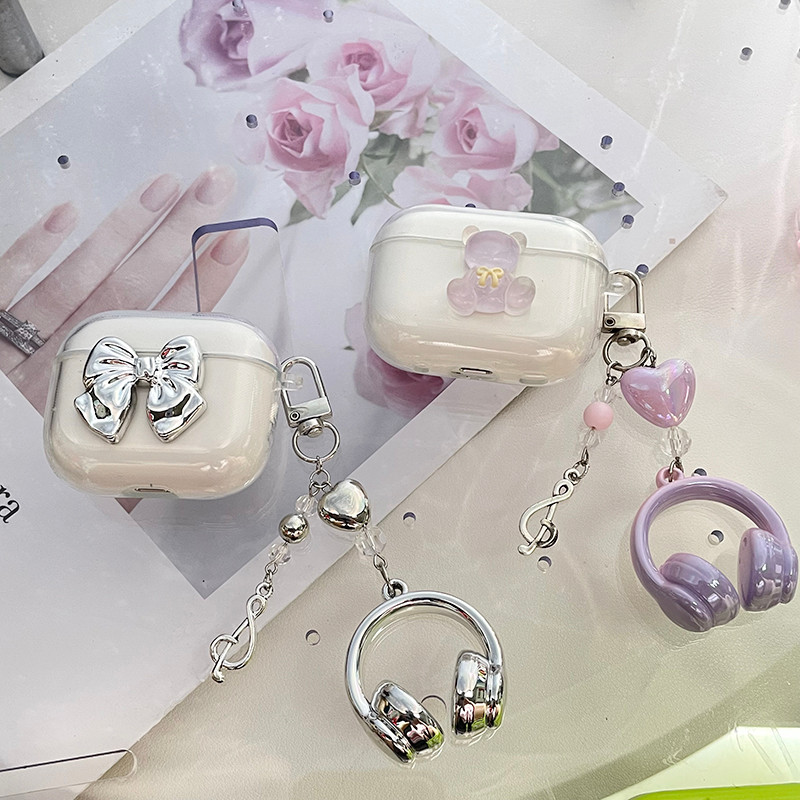 จี้การ์ตูนสําหรับ Baseus BS2 lite /BC1 Lite /MC2 Air MC2S /BP1 NC /BS1 NC /BP1 Pro เคสซิลิโคนหูฟัง