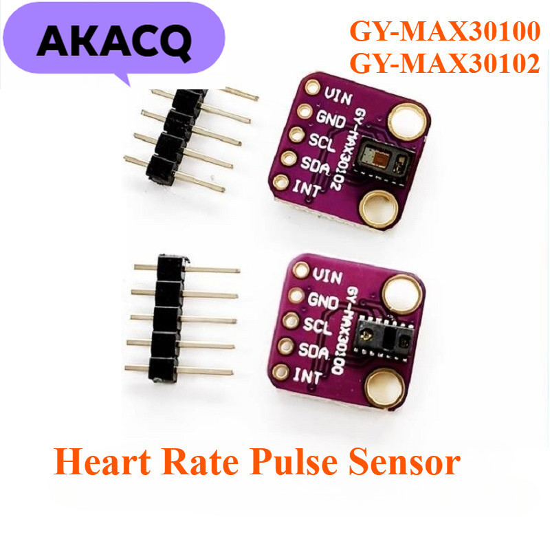 GY-MAX30100 GY-MAX30102 Heartbeat Heart Rate Pulse เลือดออกซิเจนความเข้มข้นการตรวจจับโมดูลเซ็นเซอร์