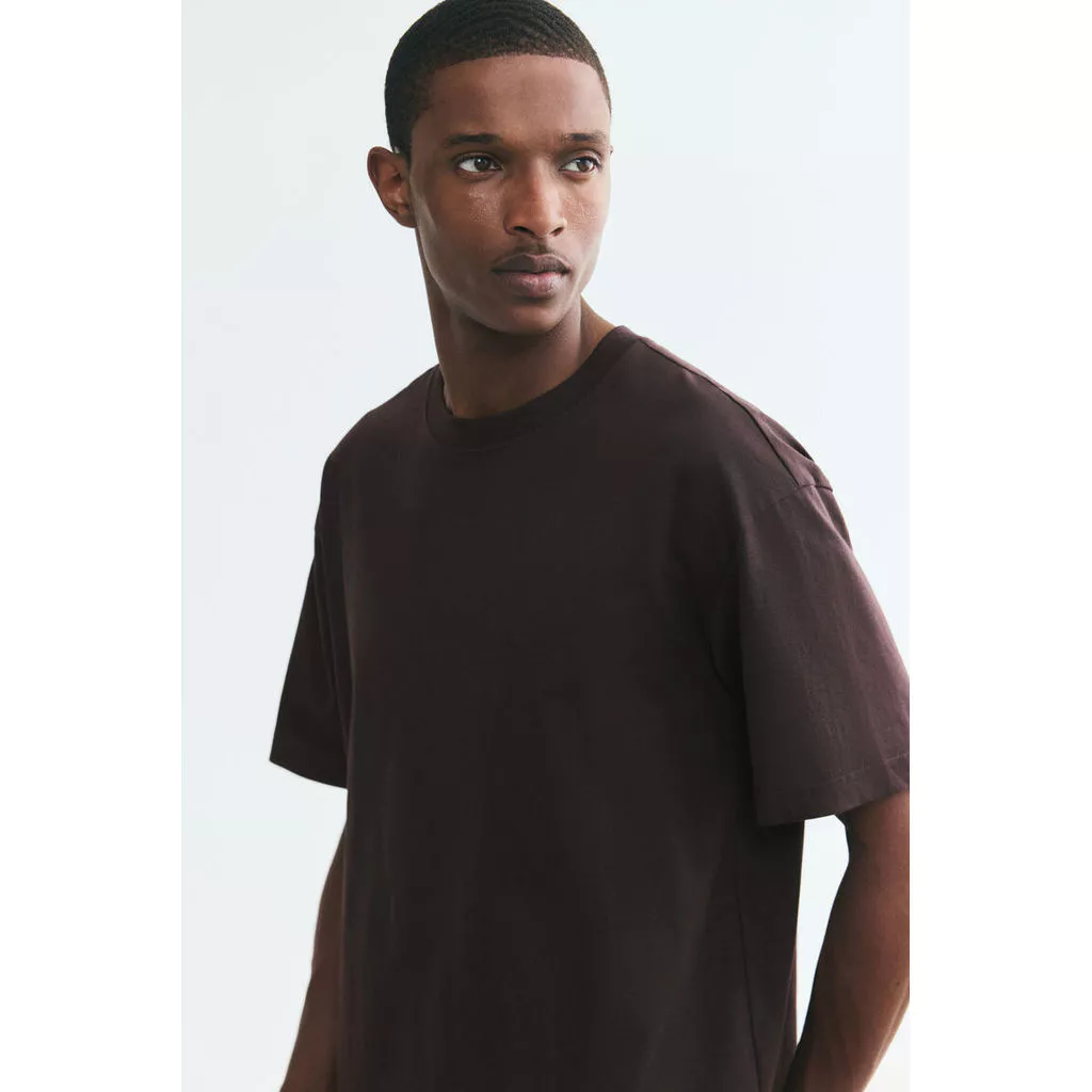 H&M(เอชแอนด์เอ็ม) เสื้อยืดทรงหลวม Men Loose Fit T-shirt 1309319_2
