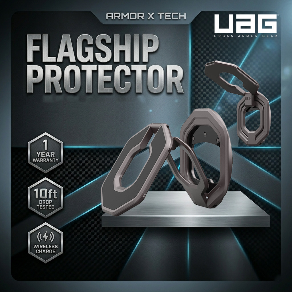UAG Monarch Mag² แหวนแม่เหล็ก MagSafe Ring Holder หมุน 360° ขาตั้งมือถือ สำหรับ iPhone Samsung ติดแน่น ใช้งานสะดวก