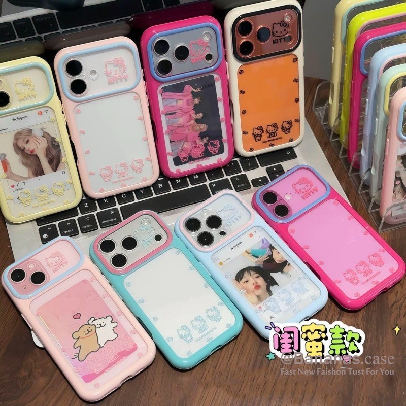 น่ารักลายสก๊อตสีลูกกวาดโบว์ใสเคสโทรศัพท์สําหรับ ไอโฟน 17 16 15 14 13 12 11 มือโปร สูงสุด