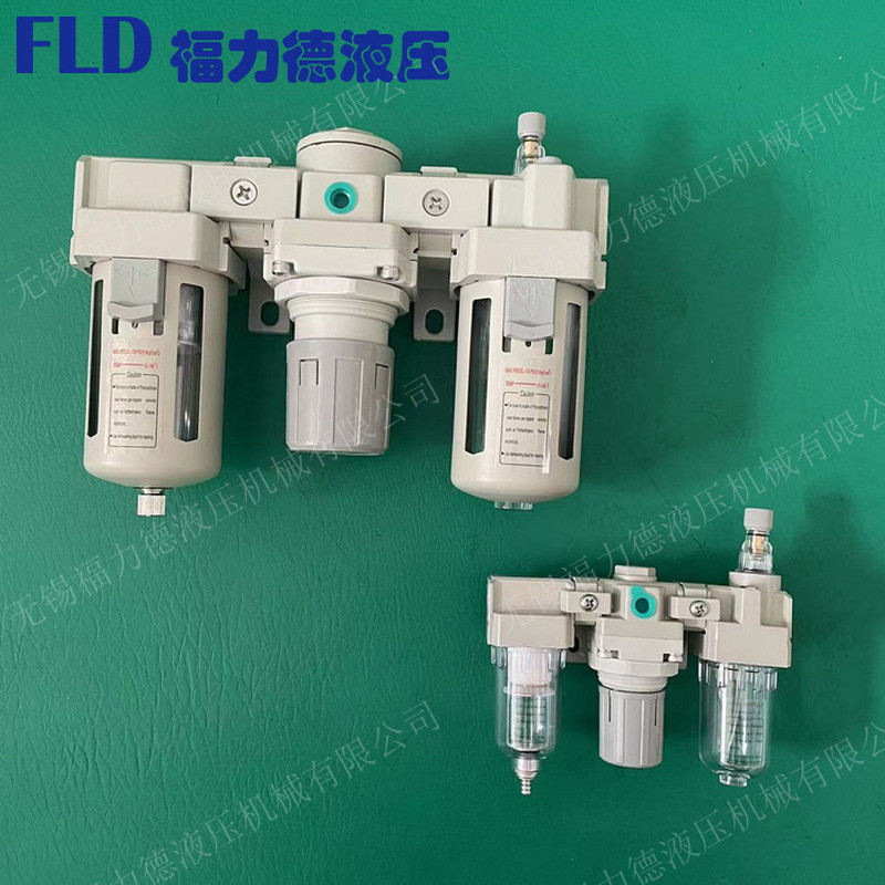 AC2000-02D AC3000-02D AC3000-03D Air Source Treatment Triple Piece ประเภทระบายน้ําอัตโนมัติ