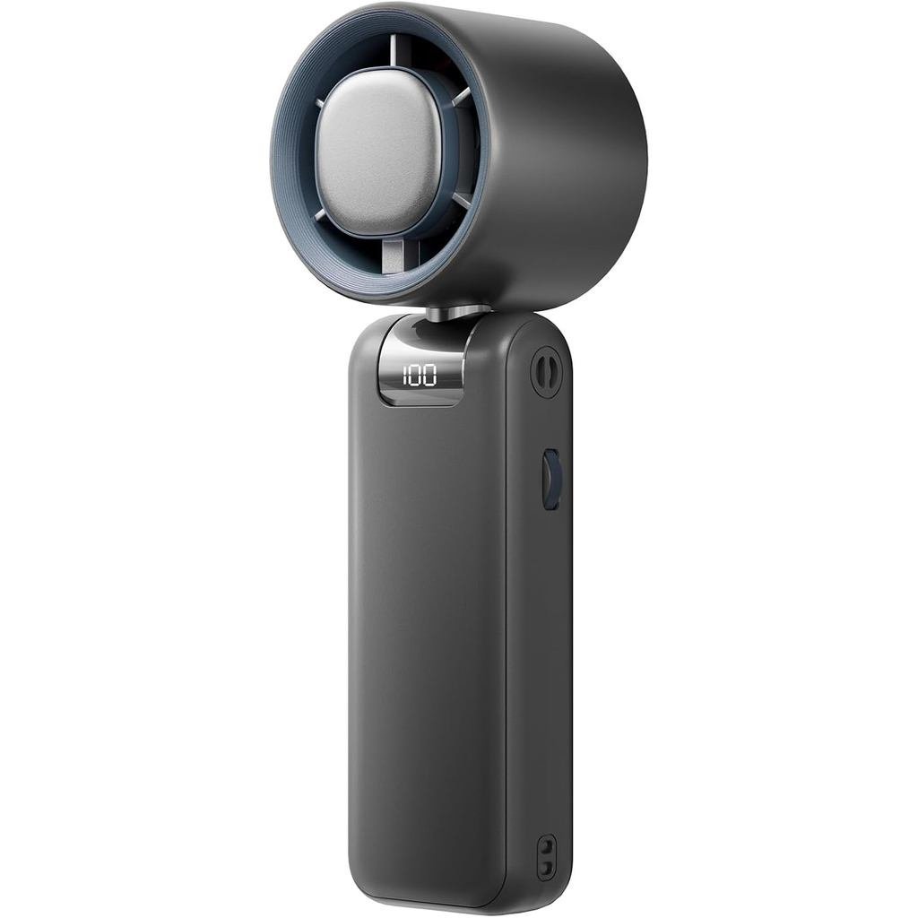 พัดลมมือถือความเร็วสูง 13500 RPM Turbo Motor TEC Instant Cooling, แบตเตอรี่ 4000mAh (3-23H) จอแสดงผล
