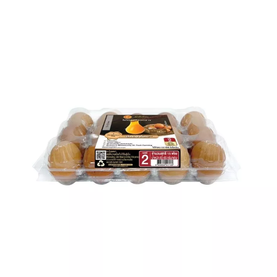 ซีพี ซีเล็คชั่นไข่ไก่เบอร์2 CP Selection Egg No.2 15Egg