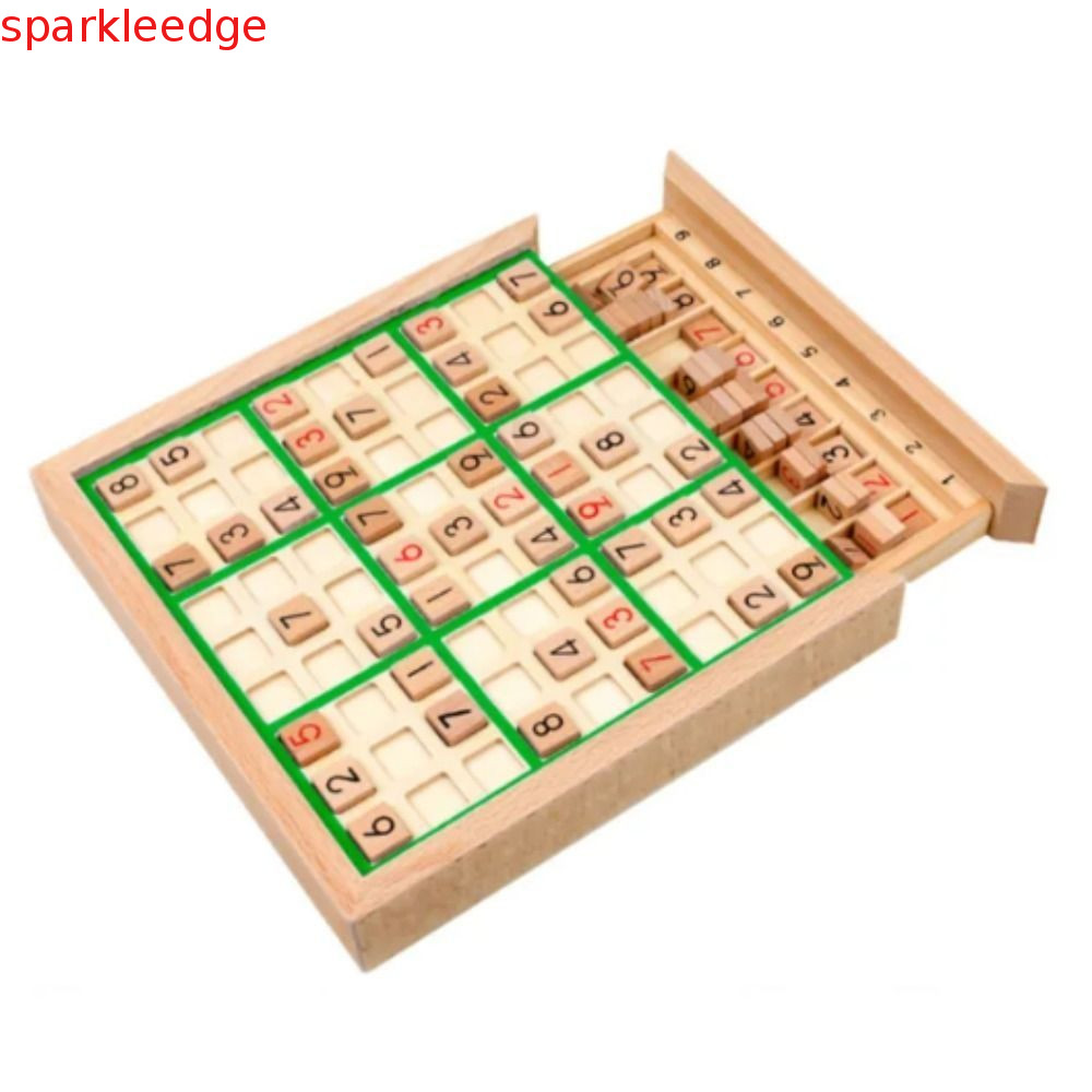 SPARKLEEDGE Sudoku Crosswords ของเล่น, Sudoku การศึกษาหมากรุก Sudoku, ตารางเกมพับตาราง Montessori หม
