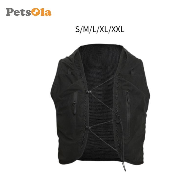 [PETSOLA] เสื้อกั๊กไฮเดรชั่นแพ็ค Daypack Backpack Portable Runner Rucksack Sport Bag for Men Women f