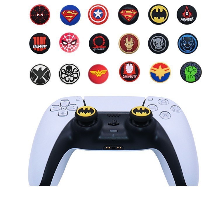 P PS4 Joystick Cap PS5 Joystick Cap switch pro Game Silicone Cap PS4 Game Universal Handle Button [Q