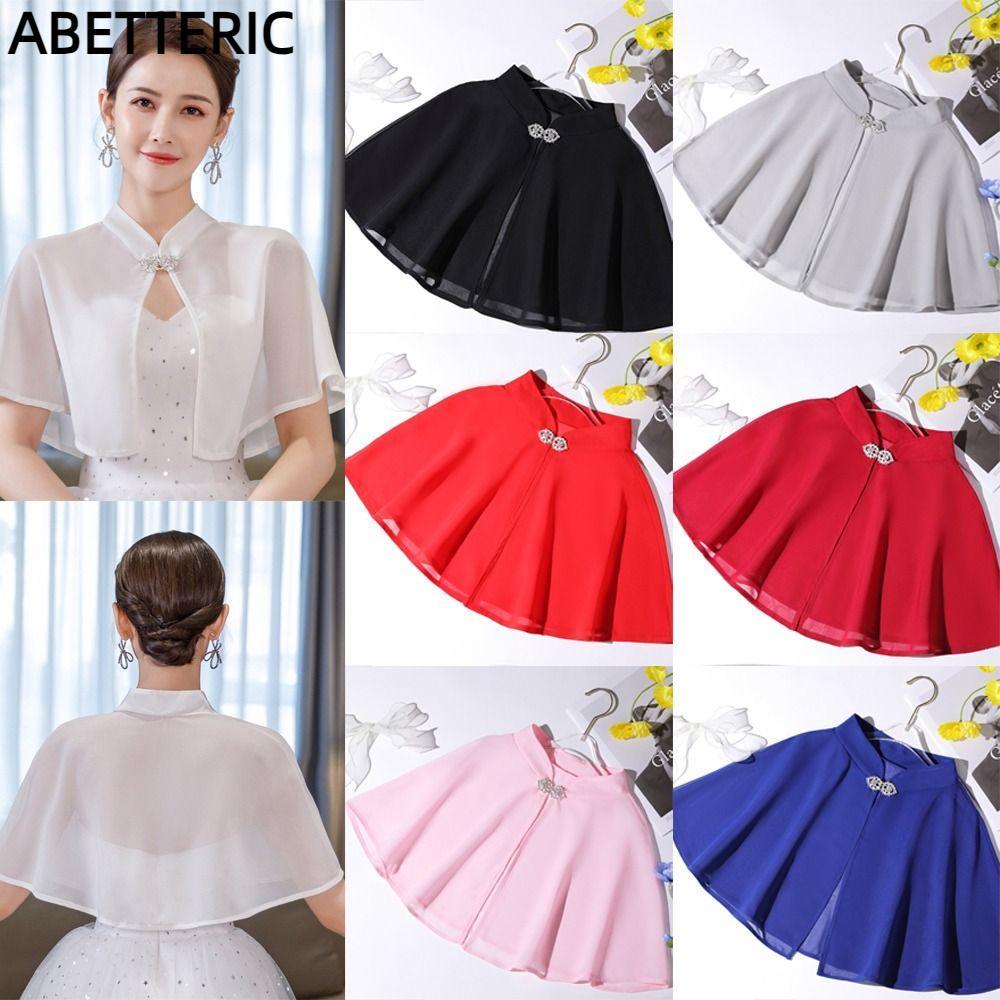ABETTERIC เจ้าสาว Cape Elegant Wedding Cloak Soft Cape อุปกรณ์จัดงานแต่งงาน Evening Prom Cape