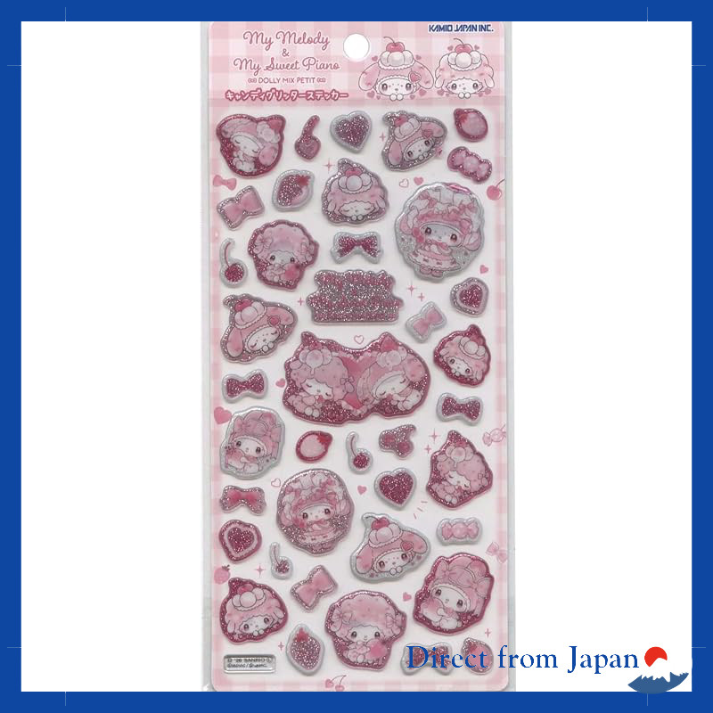 My Melody Candy Glitter Sticker - My Sweet Piano 307761