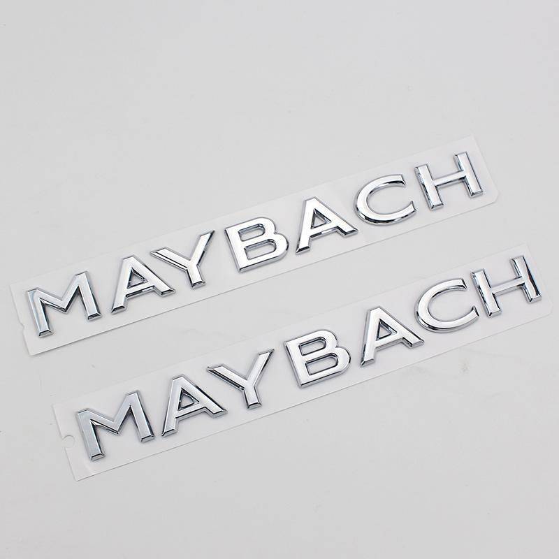New Maybach Maybach Letter Car Label S400l Body Rear Box Labeling Letters Bumper Stickers Labeling B