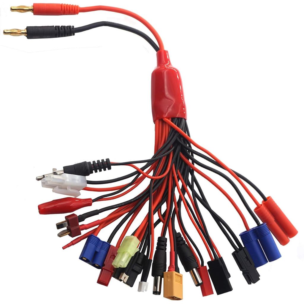 19-in-1 rc car Truck lipo Battery Charger Adapter - ใช้งานร่วมกับ Battery Charger, Tamiya, rc Cars, 