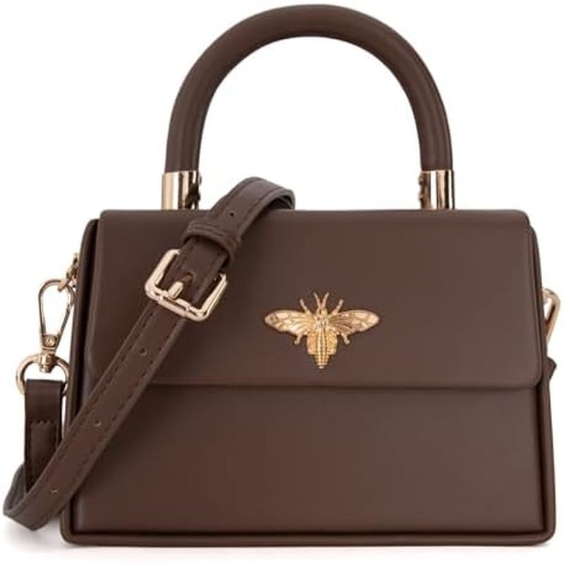 Milan Chiva Mini Square Top Handle Bag สําหรับผู้หญิงกระเป๋าสะพายข้างหรูหราพร้อมสายรัดปรับระดับได้
