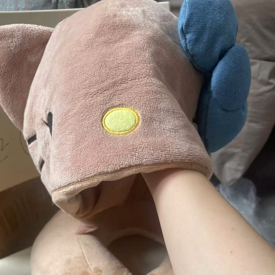 Plus Plush Hooded U หมอนคอหมอนการ์ตูน Nap คอสนับสนุนสํานักงานในครัวเรือนหมอนมัลติฟังก์ชั่น