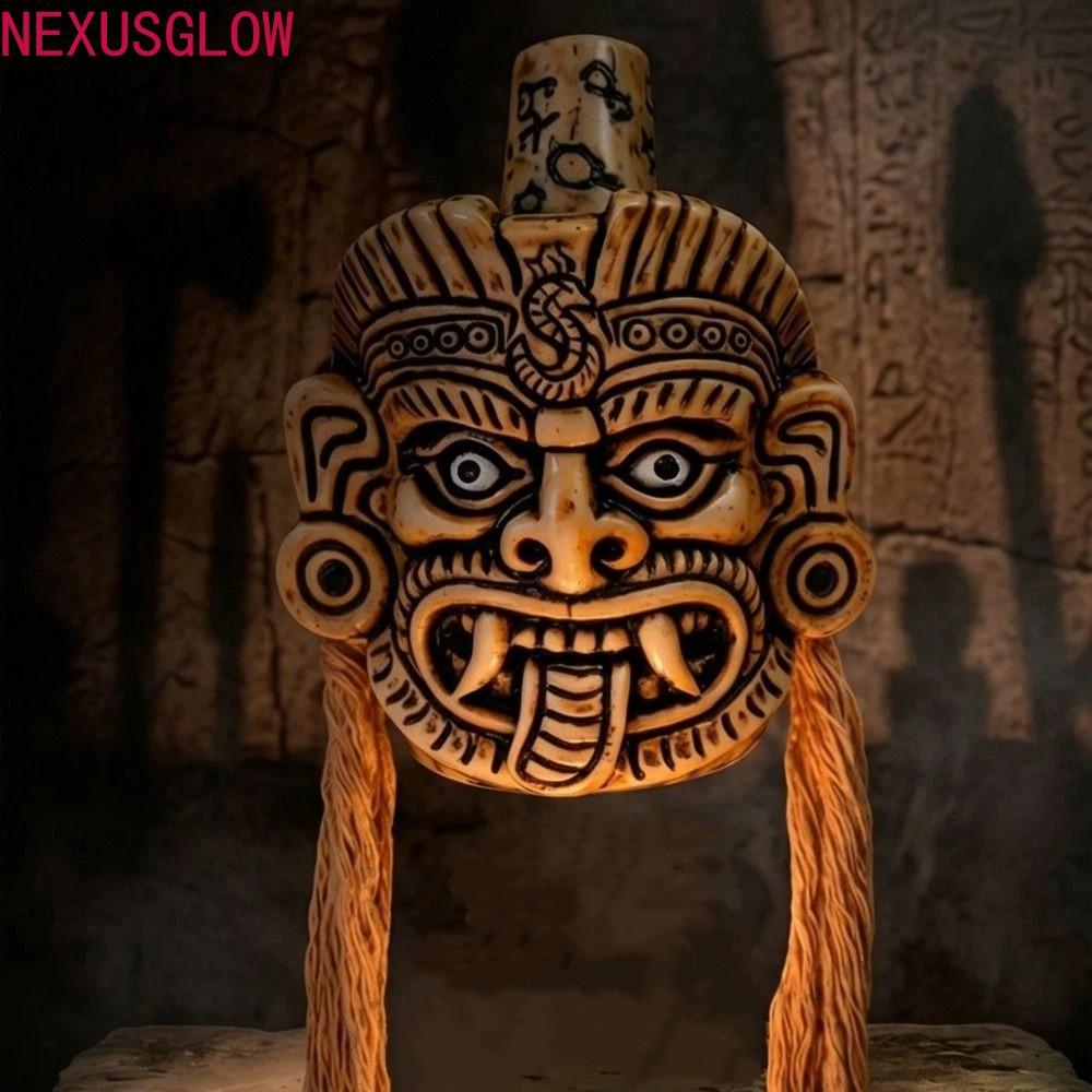NEXUSGLOW Aztec Death Whistle, Bone-Chilling Horror Sound Loud Terrifying Sound Screaming Noise Cree