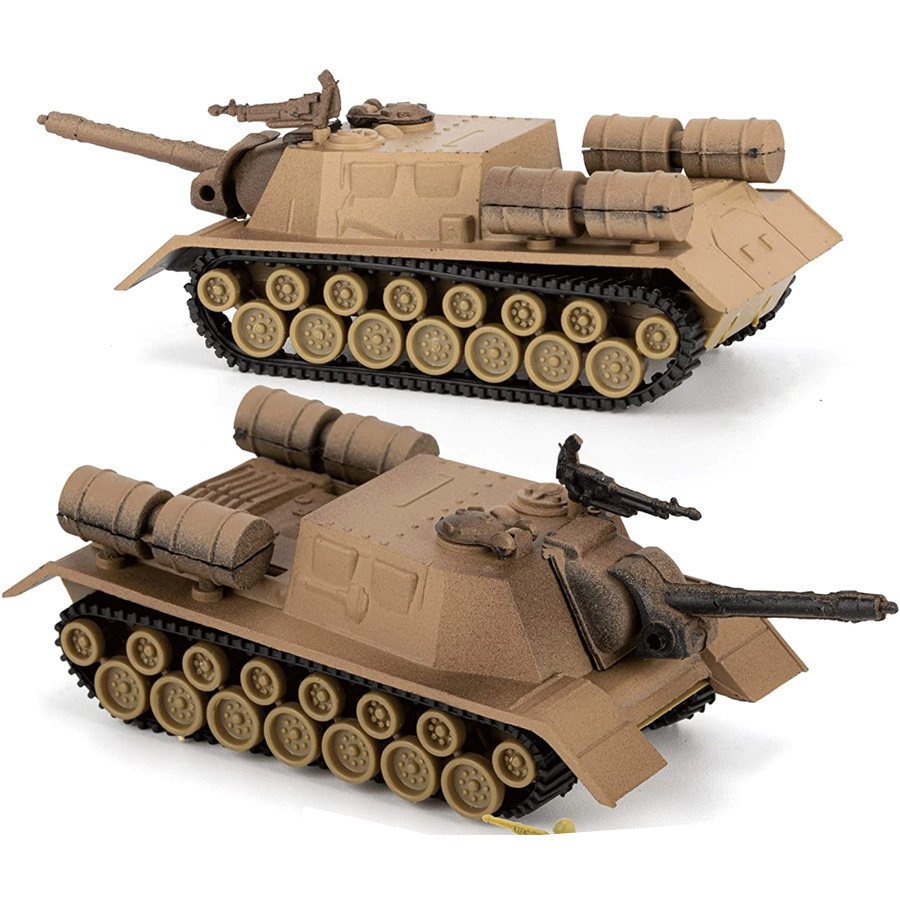 ISU152 Heavy Anti-Tank Cannon 1: 72 รัสเซีย 4d ประกอบรัสเซีย Tiger Tank kv2t34 ของเล่น 0AGF