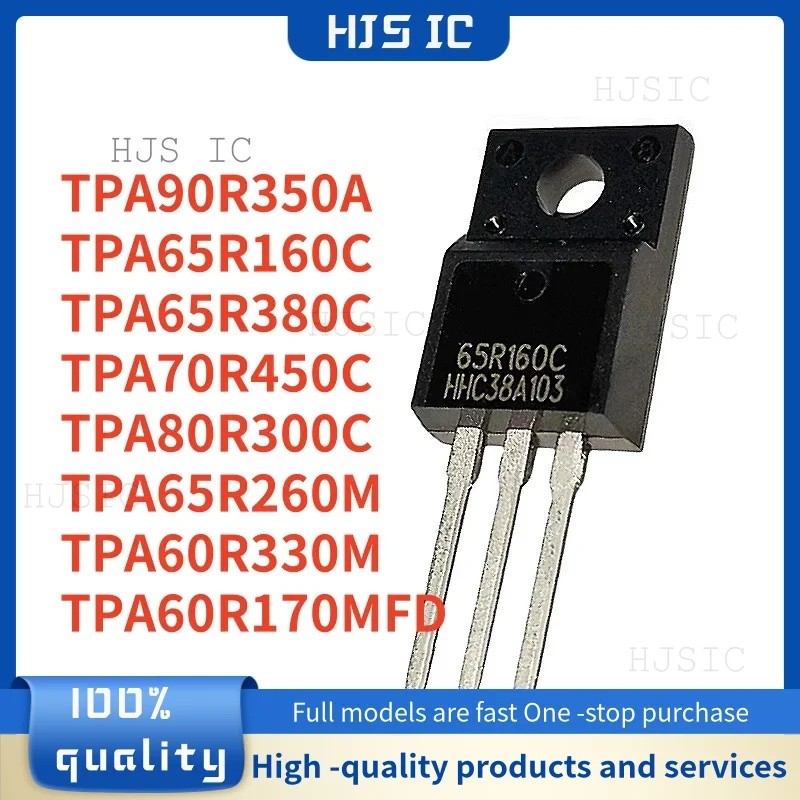 5PCS 90R350A 65R160C 65R380C 70R450C 80R300C 65R260M 60R330M 60R170MFD TO-220F TPA90R350A65R160C TPA