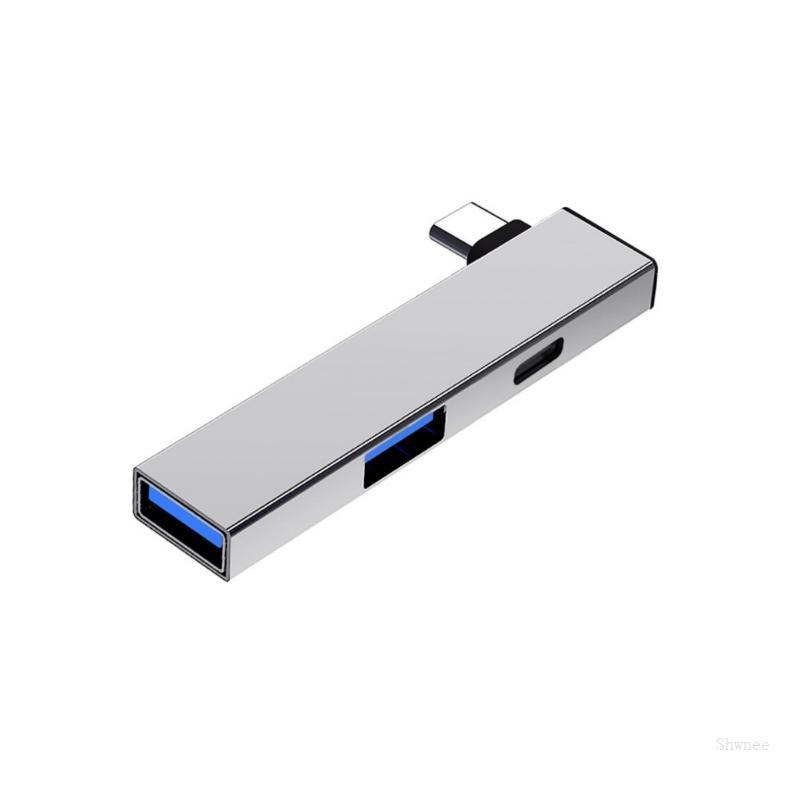 Shwnee Portable USB C Hub Type C To Type C USB Splitter สําหรับปลั๊กและเล่นได้หลากหลาย