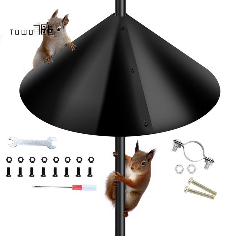 [tuwu766]Bird Feeder กระรอกยามกระรอกสําหรับ Bird Feeder Pole Baffle สําหรับ Bird Feeder Pole