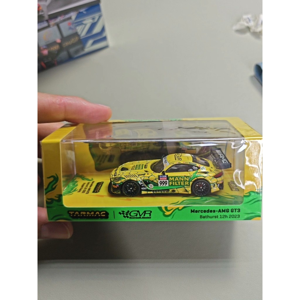Tw amg gt3 2023gt ถ้วย TARMAC WORKS 1: 64 Mercedes-AMG GT32023 Macau GT Cup FIA GT World Cup Champio